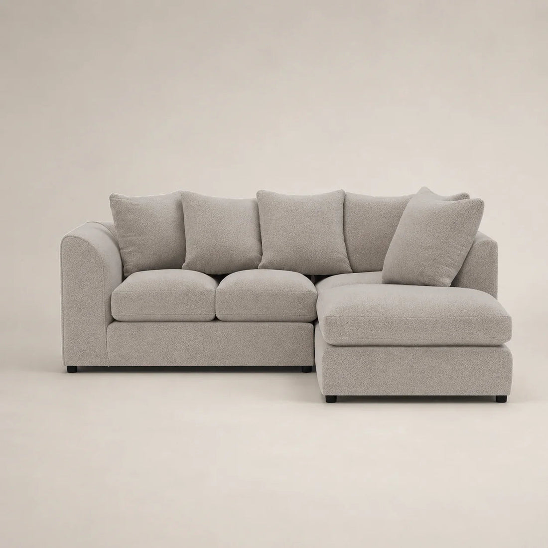 Chelton corner sofa delivered and set up in a customer living room