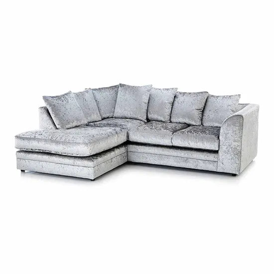 Dylan Chaise Sofa - Crushed Vellvet
