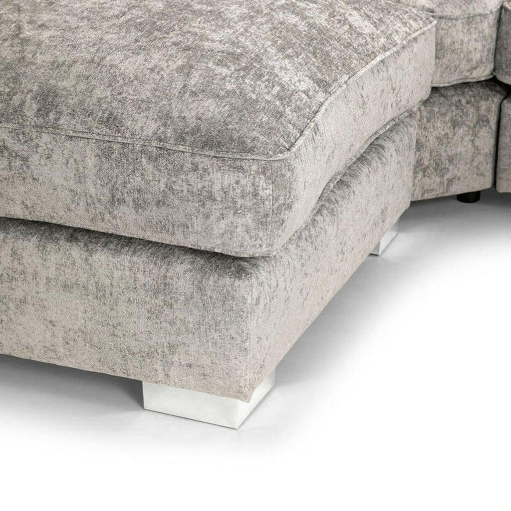 BISHOP U SHAPE SOFA SCATTER BACK TRUFFLE