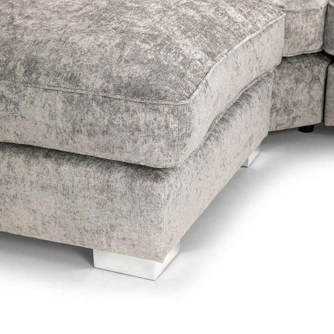 BISHOP U SHAPE SOFA SCATTER BACK TRUFFLE
