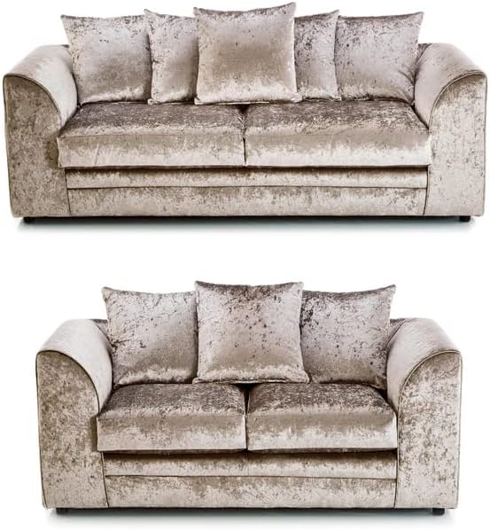 Dylan Sofa 3+2 - Crushed Velvet