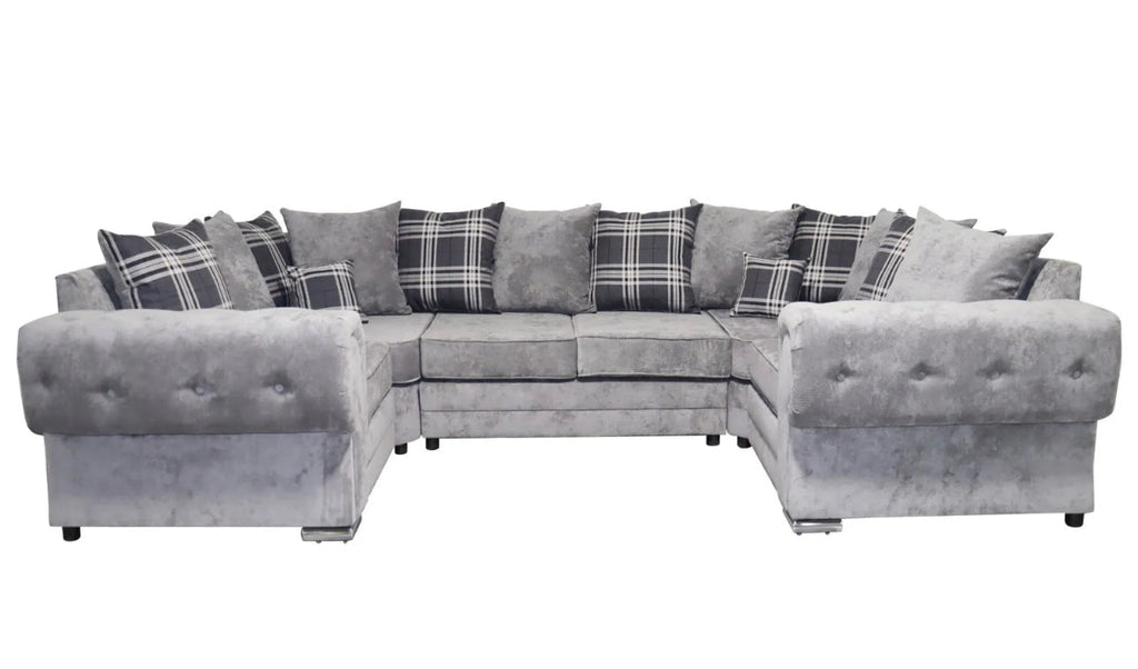 Verona U-Shape Sofa - 6  Seater