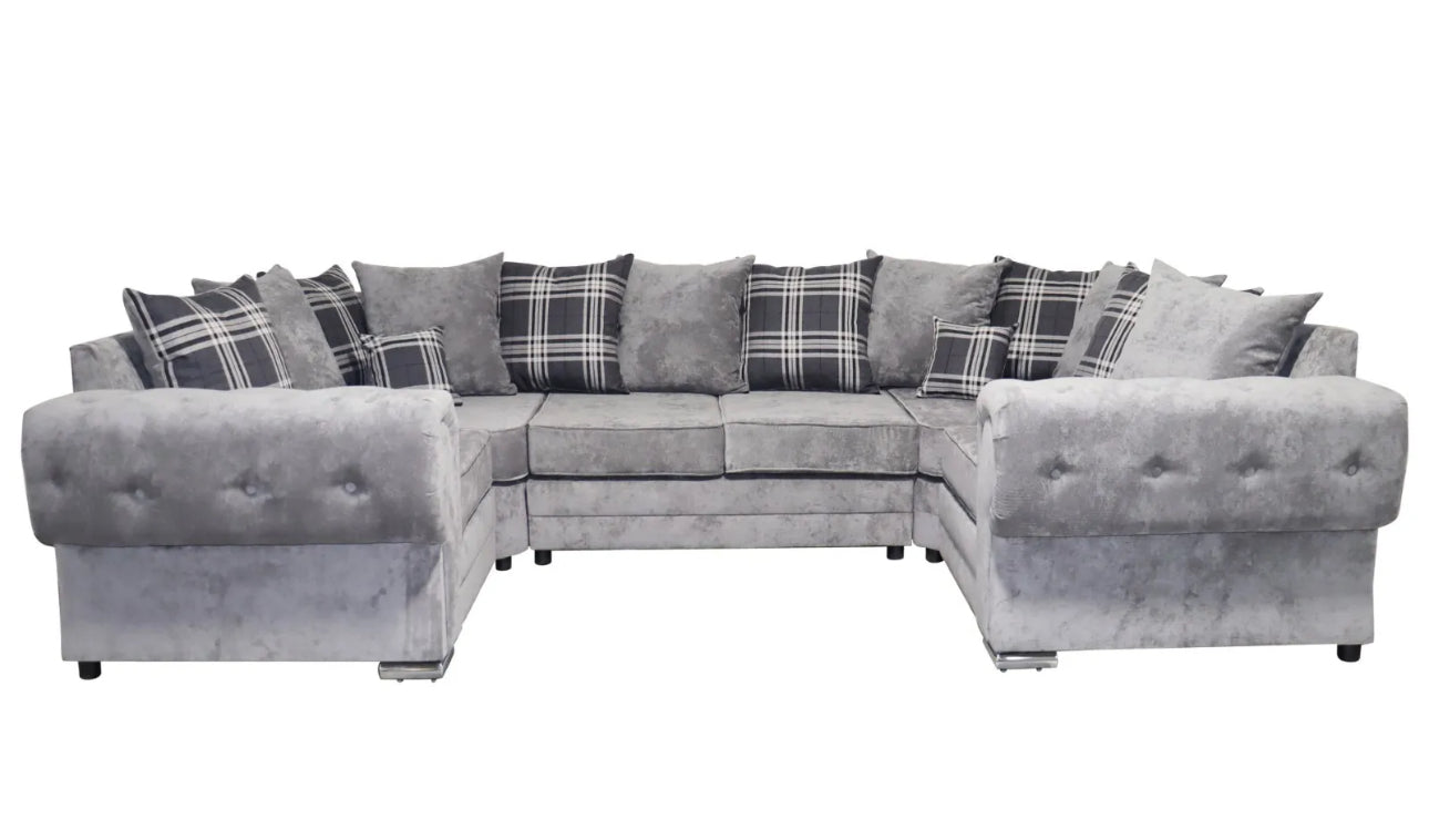 Verona U-Shape Sofa - 6  Seater