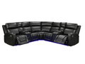 Foster Electric Recliner Corner Leather Sofa