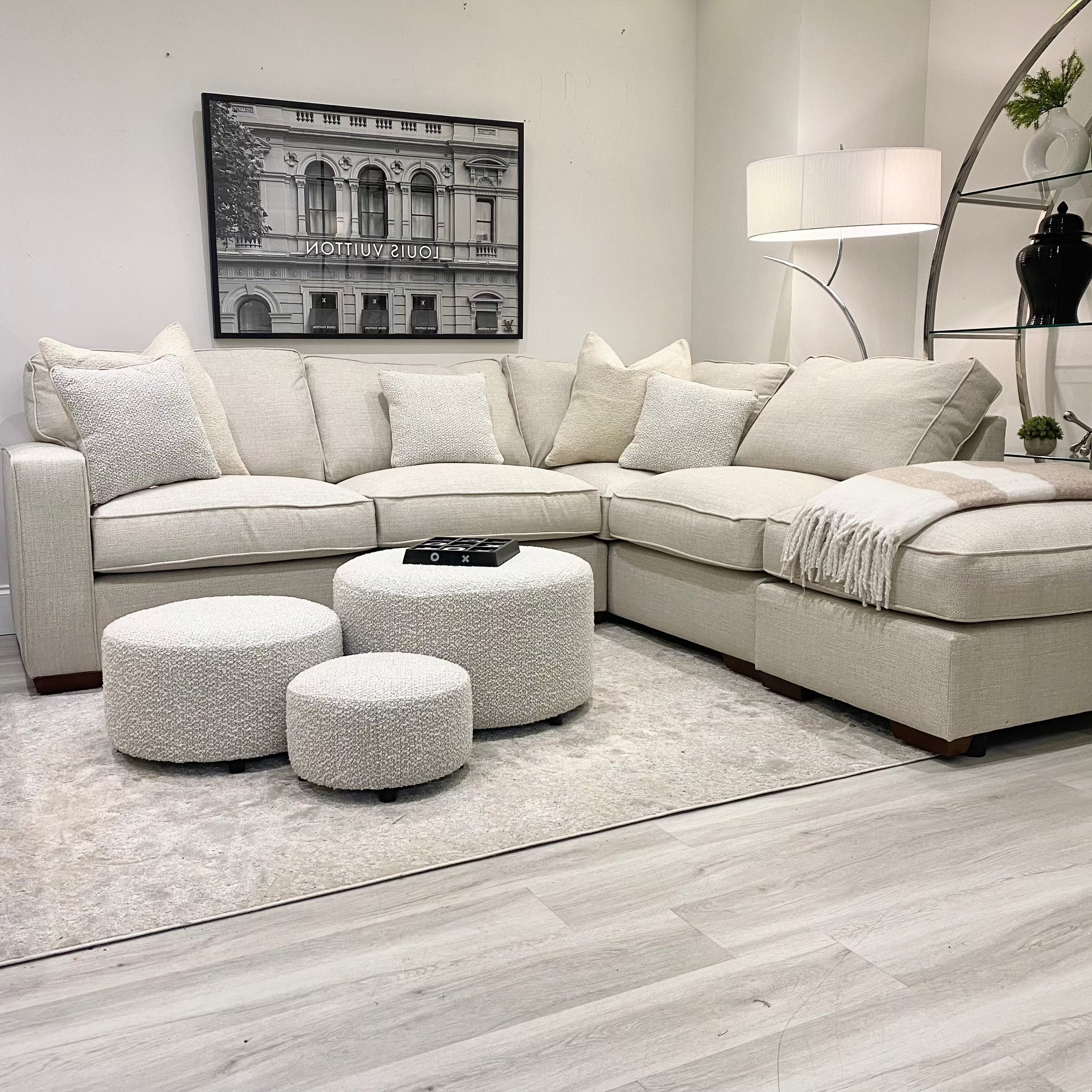Dylan Fixed Back Corner Sofa