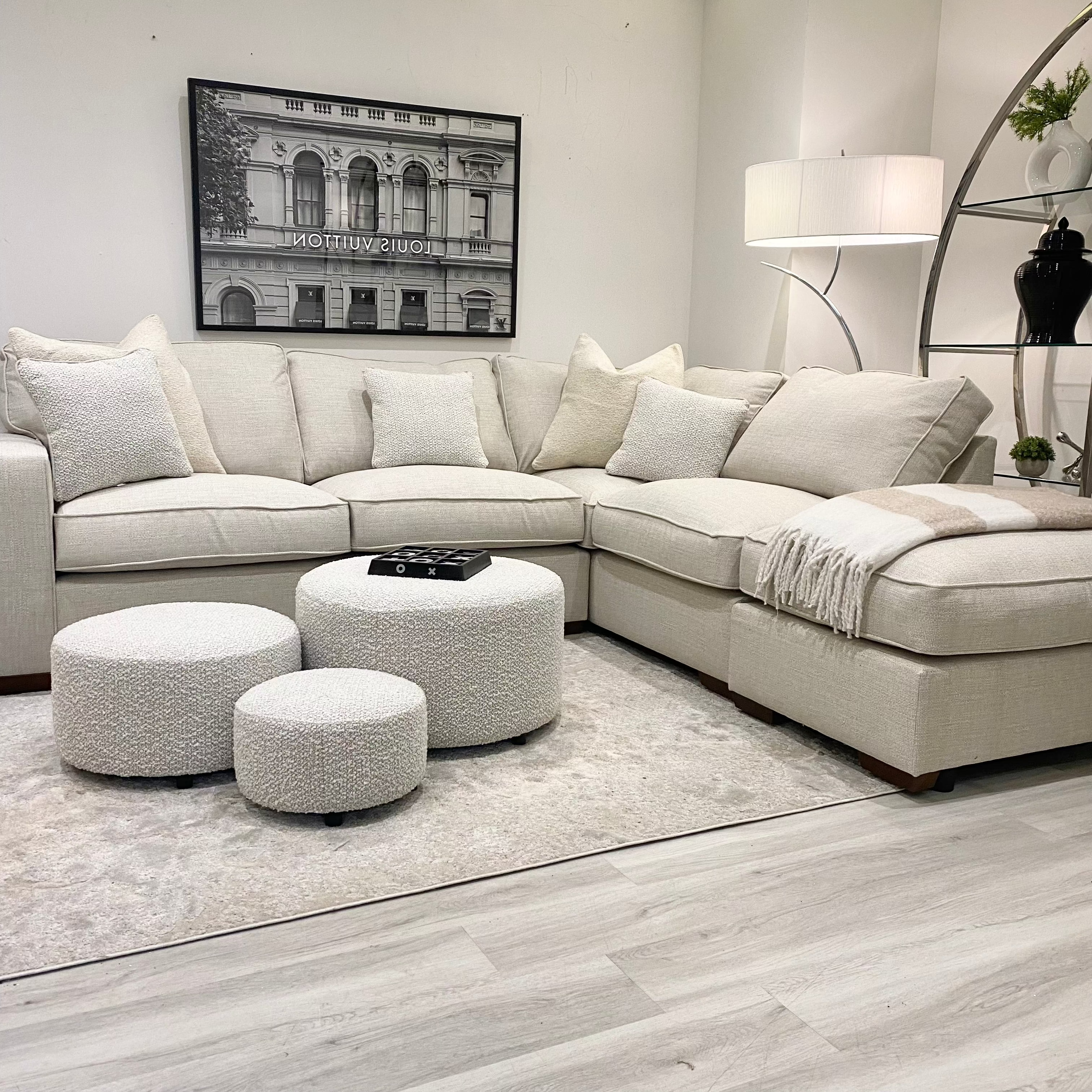 Dylan Fixed Back Corner Sofa