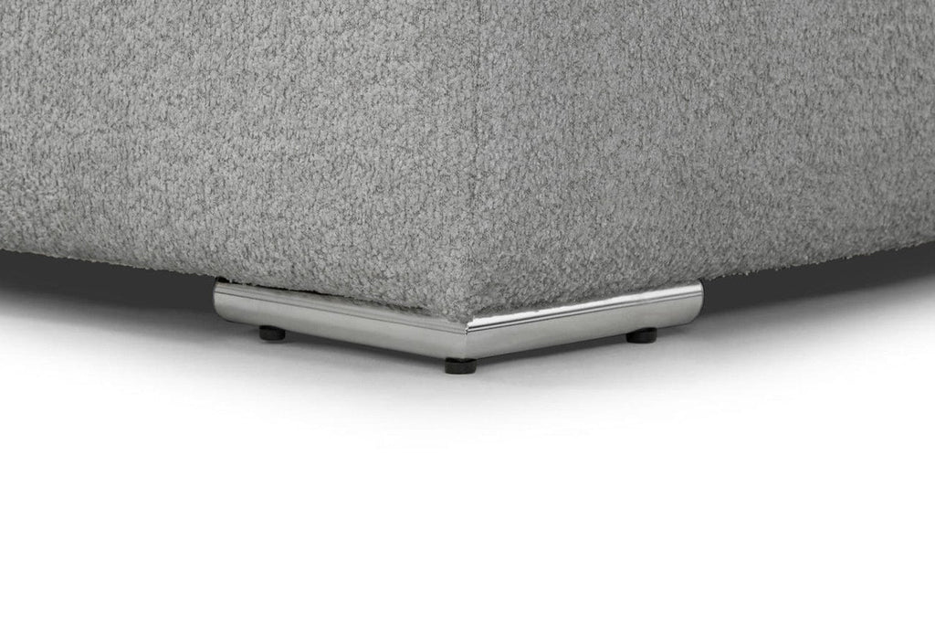 U-SHAPE BOUCLE/ TEDDY FABRIC SOFA