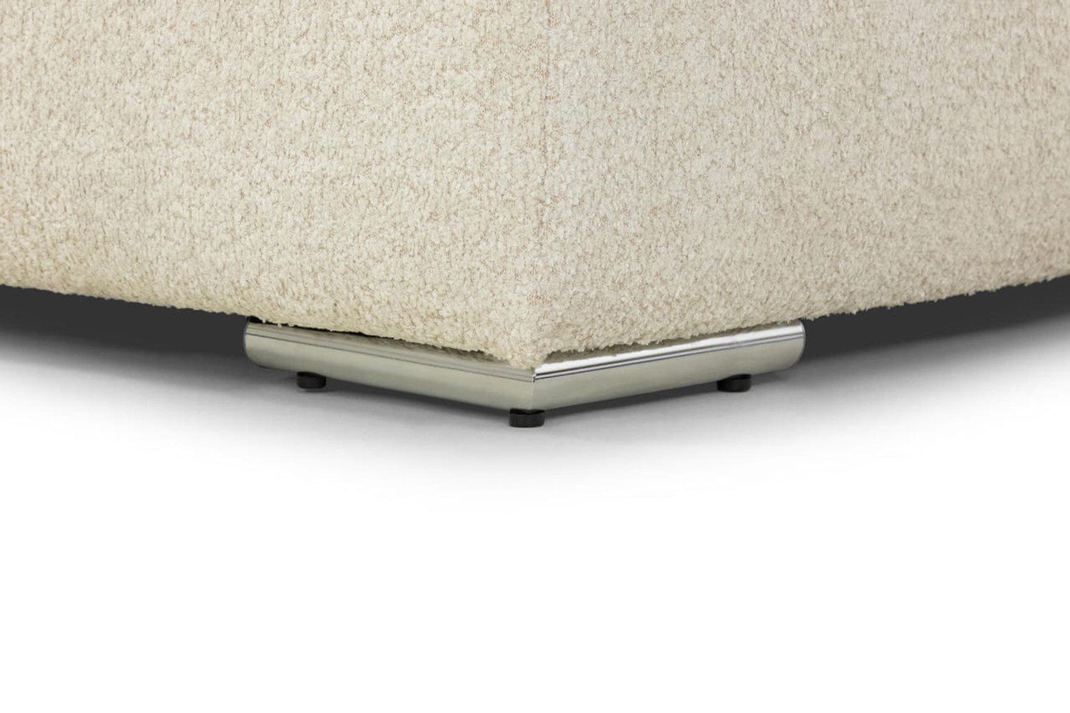 U-SHAPE BOUCLE/ TEDDY FABRIC SOFA