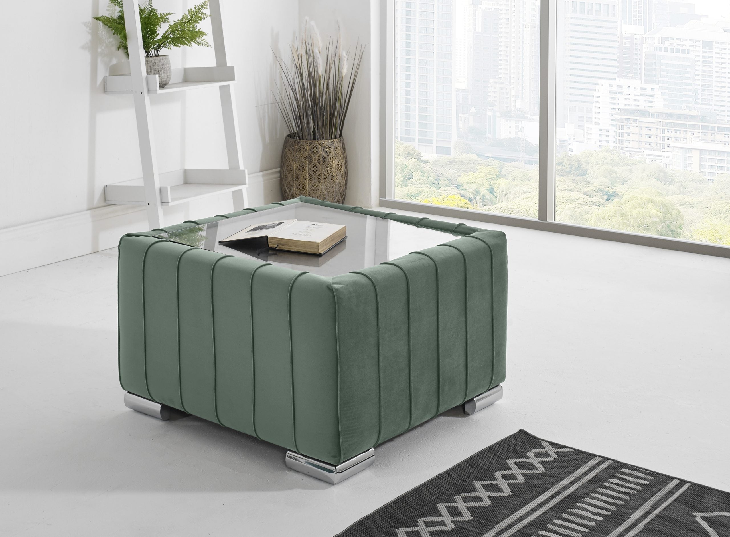 LILLY FULLBACK CORNER SOFA WITH PLUSH CUSHIONS