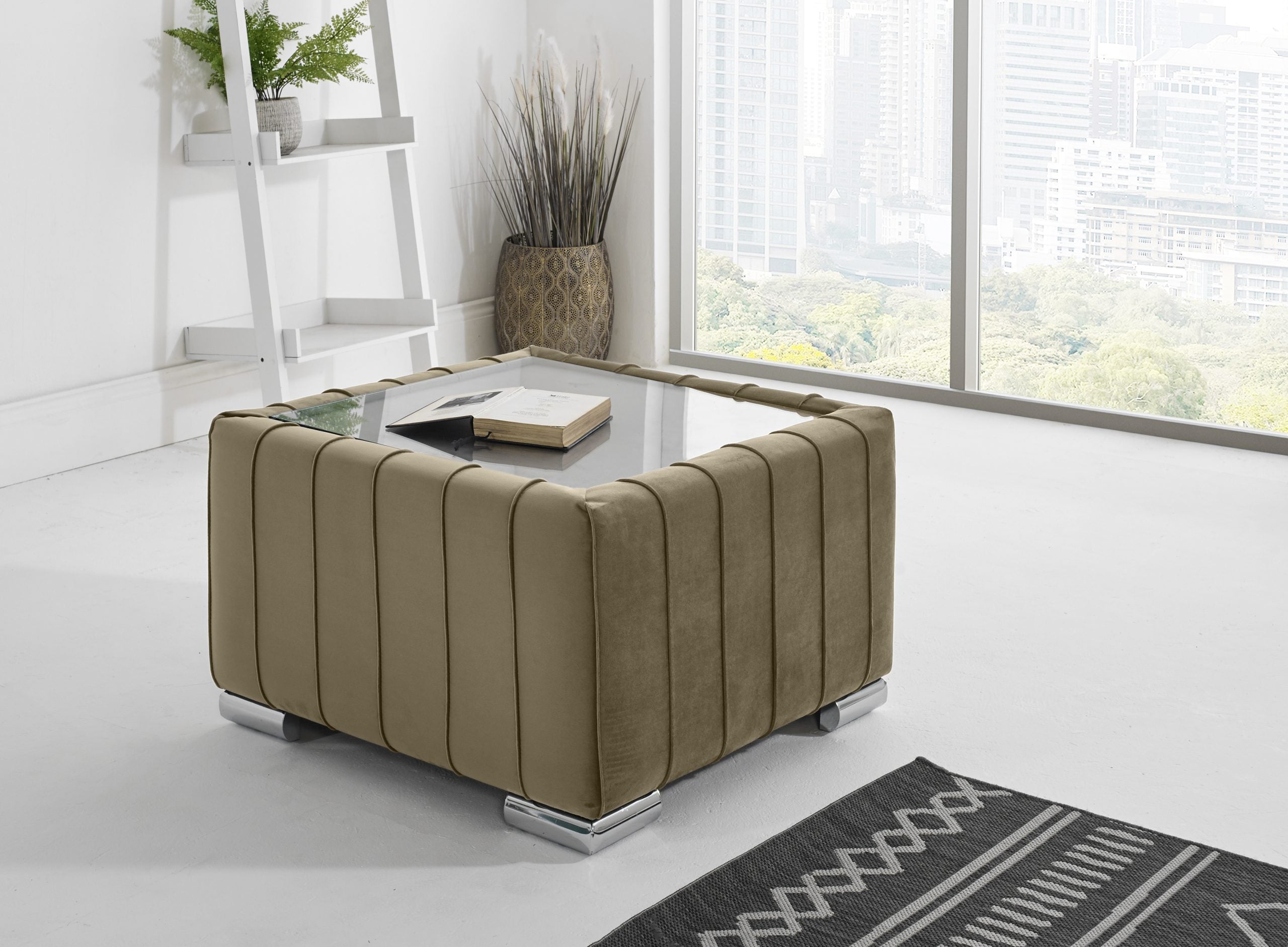LILLY FULLBACK CORNER SOFA WITH PLUSH CUSHIONS