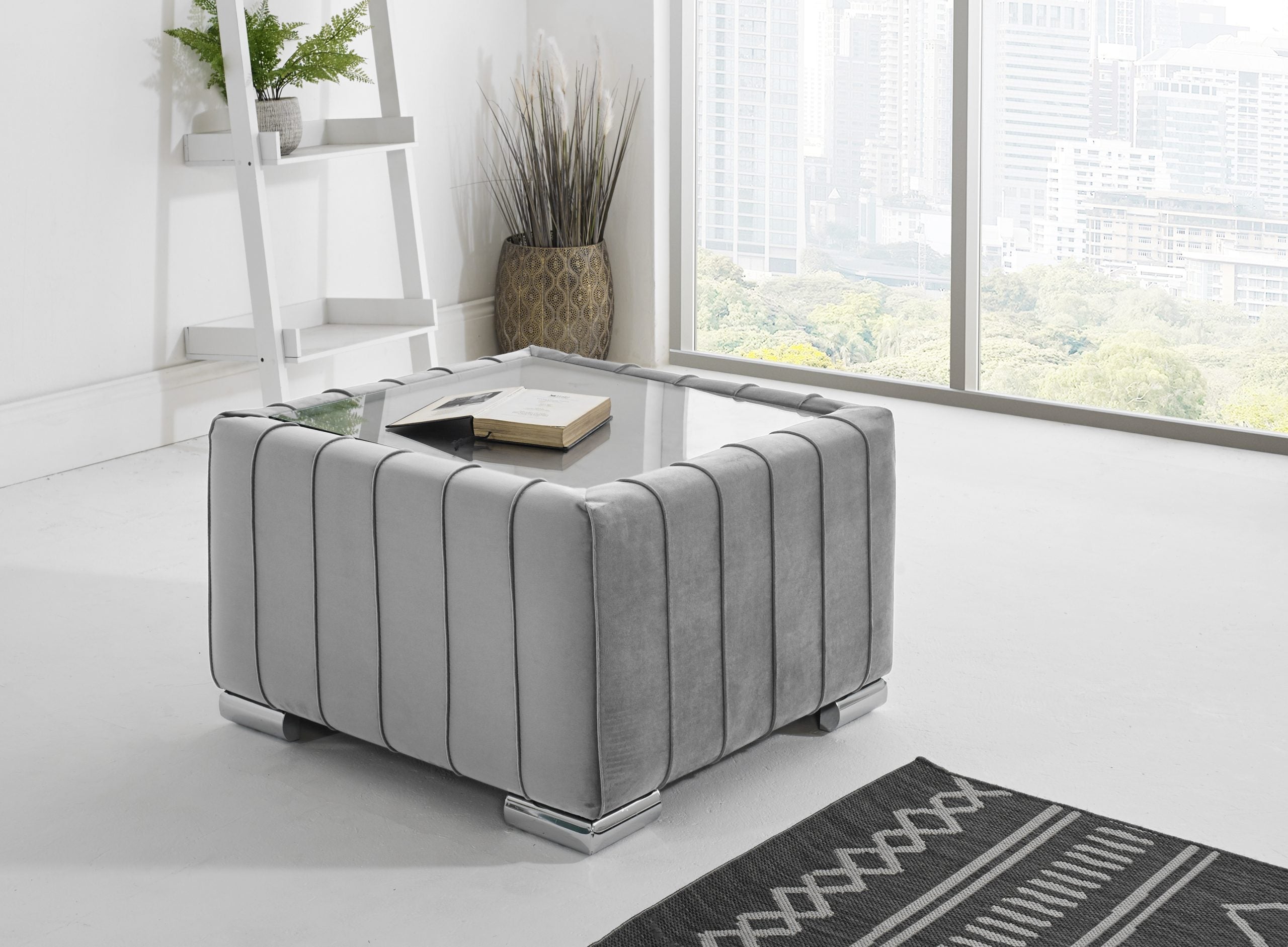 LILLY FULLBACK CORNER SOFA WITH PLUSH CUSHIONS
