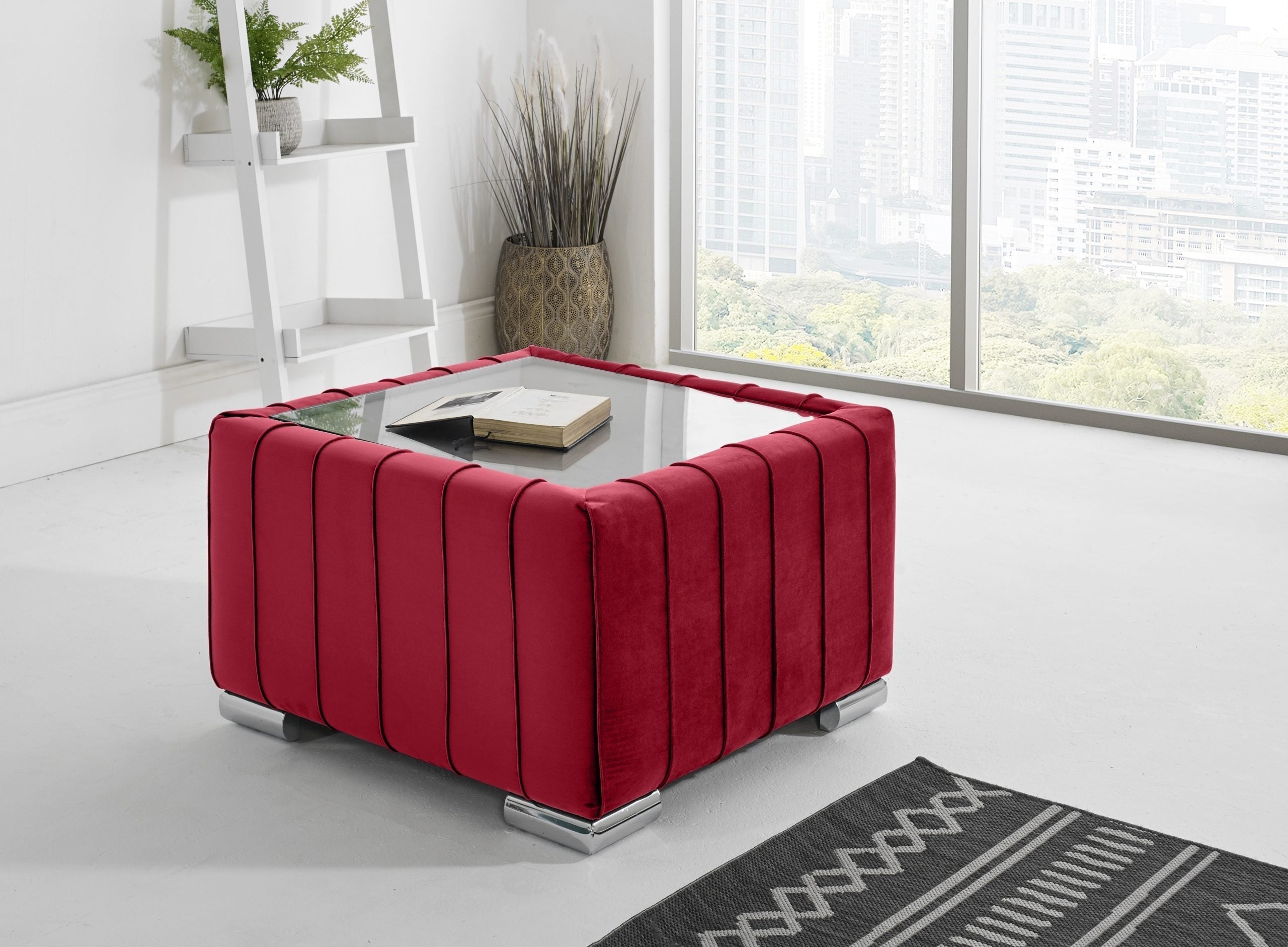 LILLY FULLBACK CORNER SOFA WITH PLUSH CUSHIONS