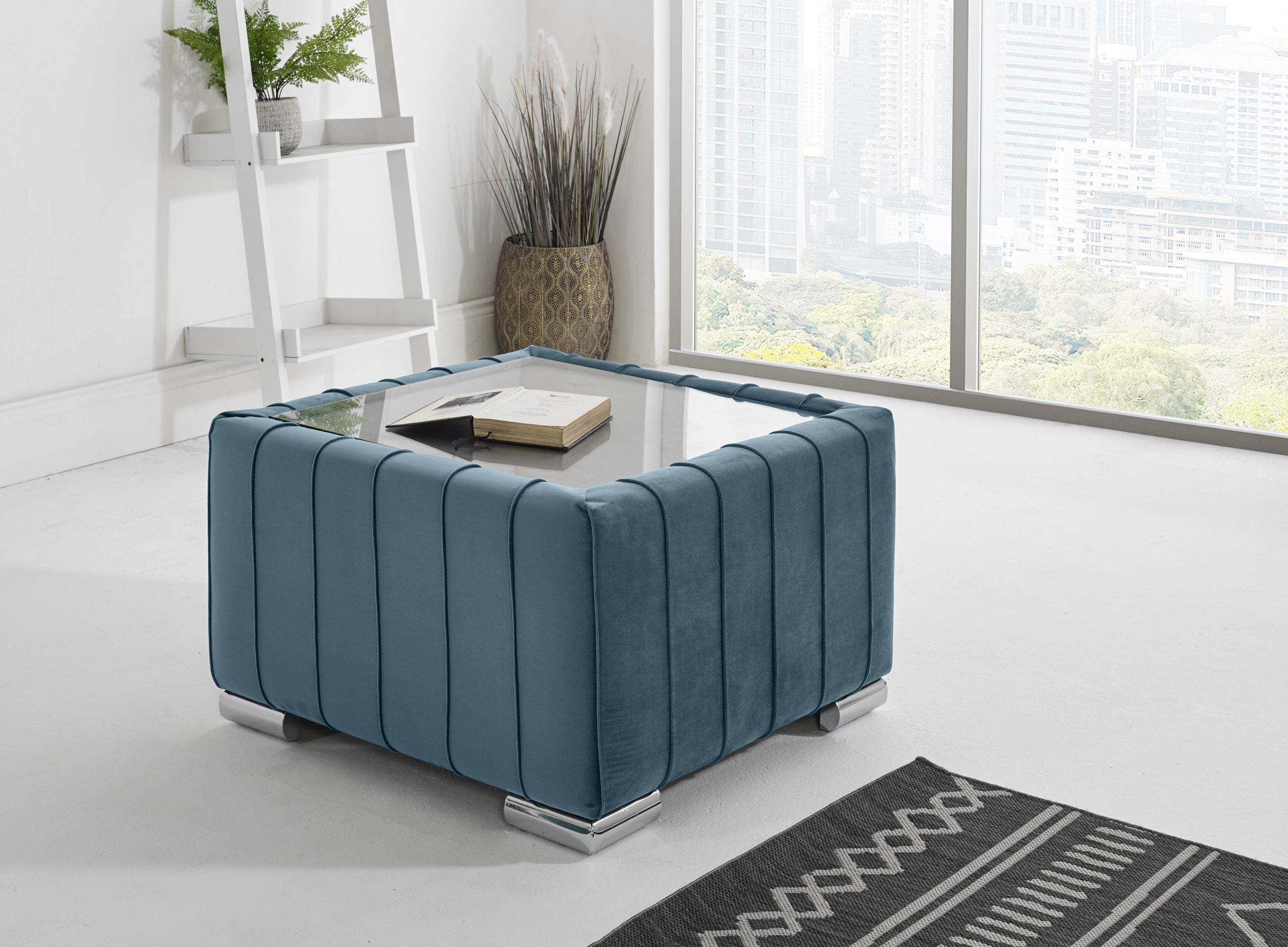 LILLY FULLBACK CORNER SOFA WITH PLUSH CUSHIONS