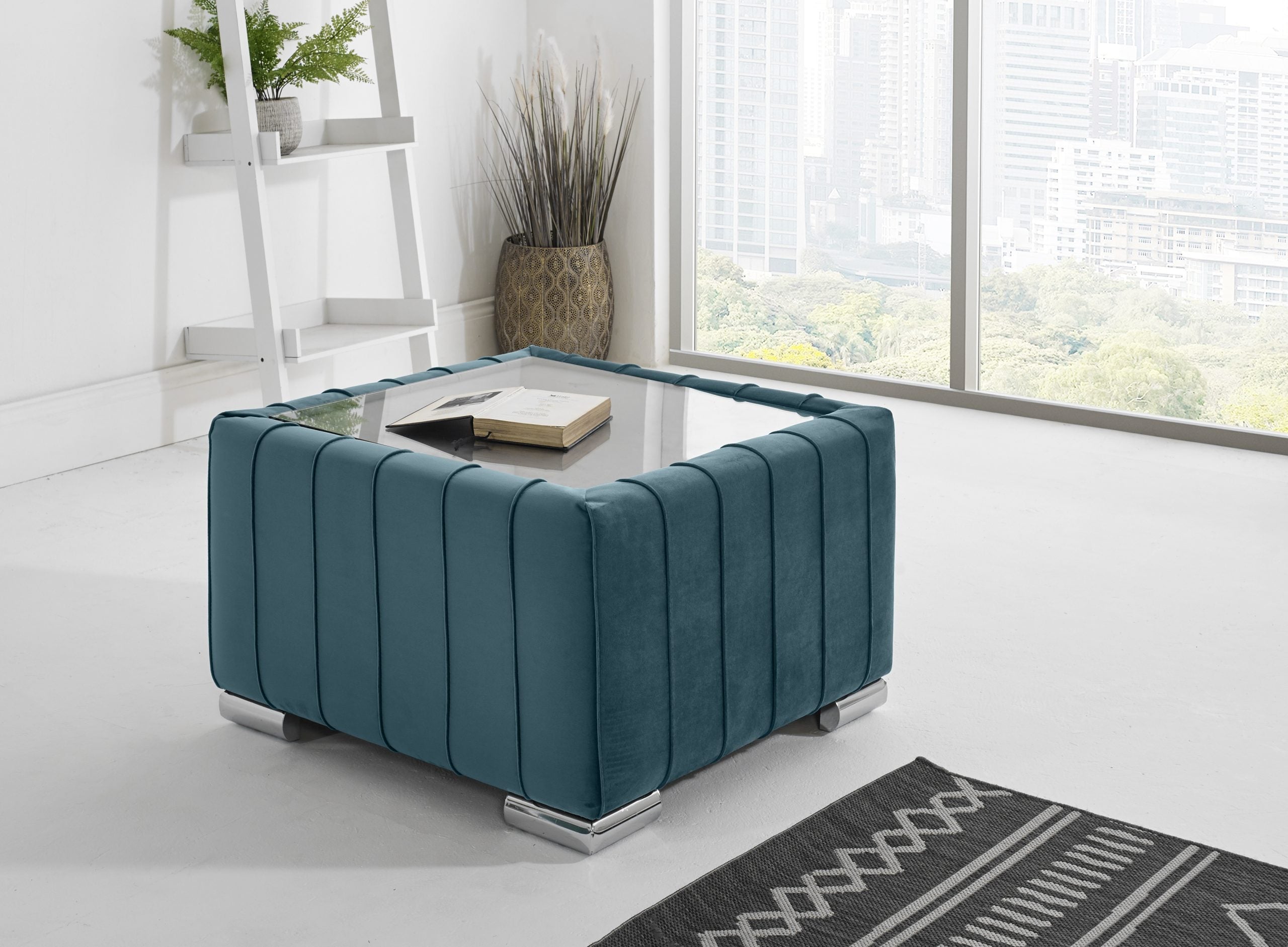 LILLY FULLBACK CORNER SOFA WITH PLUSH CUSHIONS