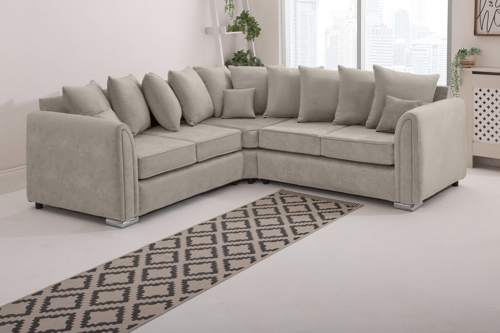 Chiswick Corner Sofa cushion and fabric detail