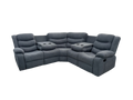 Sorrentino Grey Fabric Corner Sofa