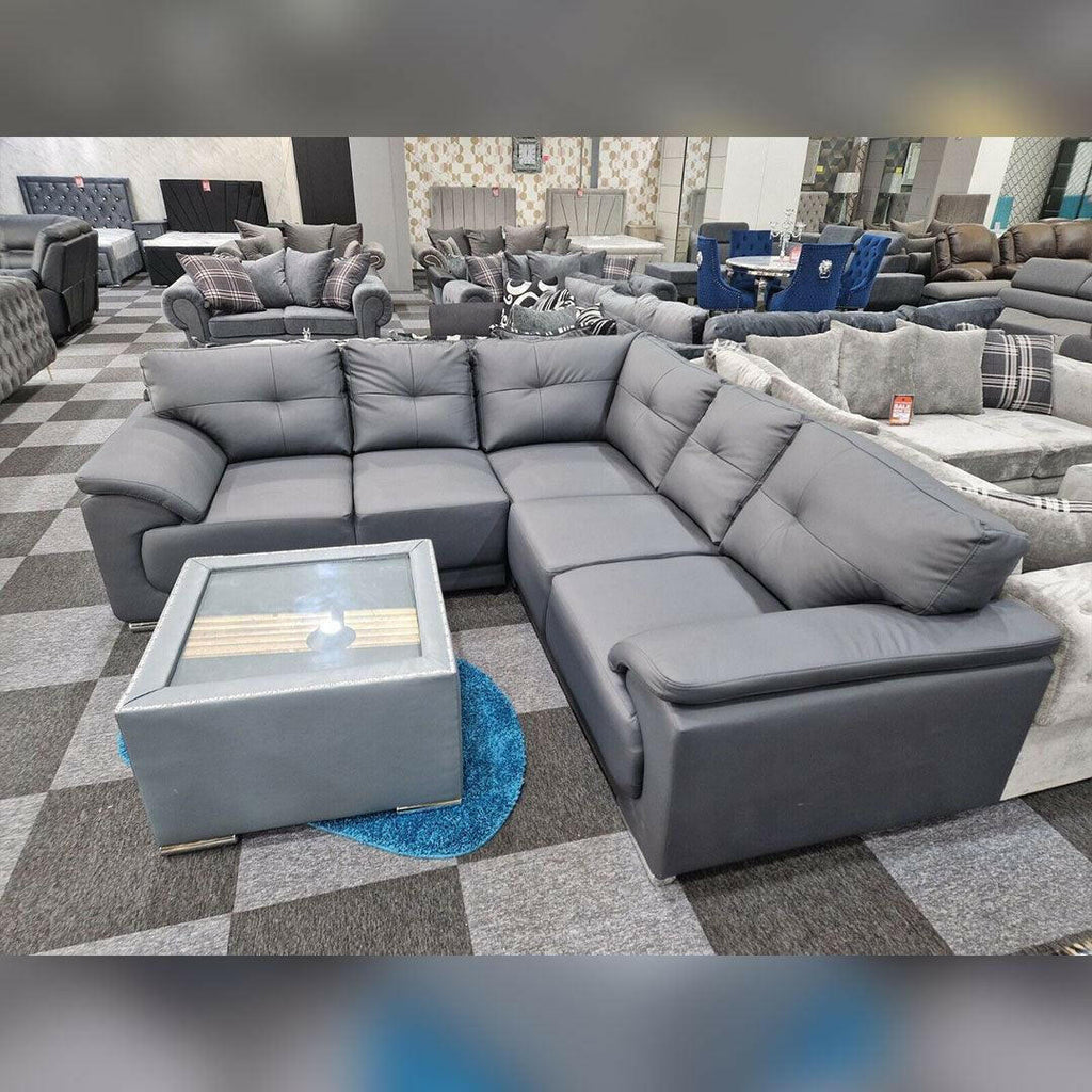 KANSAS CORNER SOFA GREY