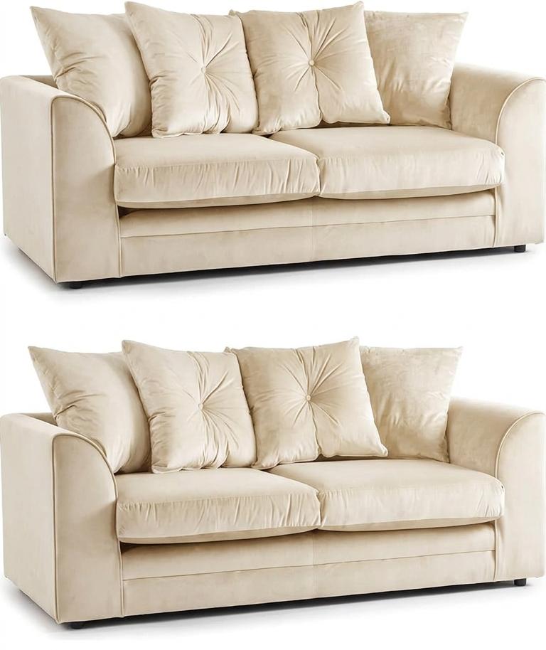 Dylan Sofa 3+2 Set - Plush Velvet