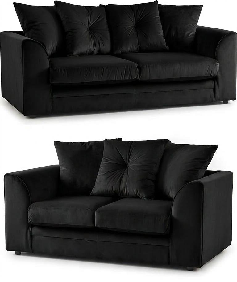Dylan Sofa 3+2 Set - Plush Velvet