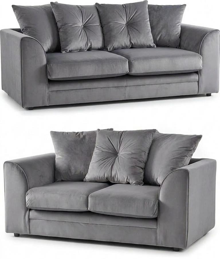 Dylan Sofa 3+2 Set - Plush Velvet