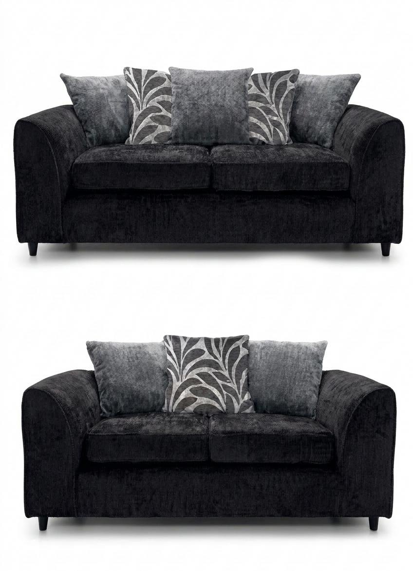 Dylan Sofa 3+2 Set - Chenille Fabric