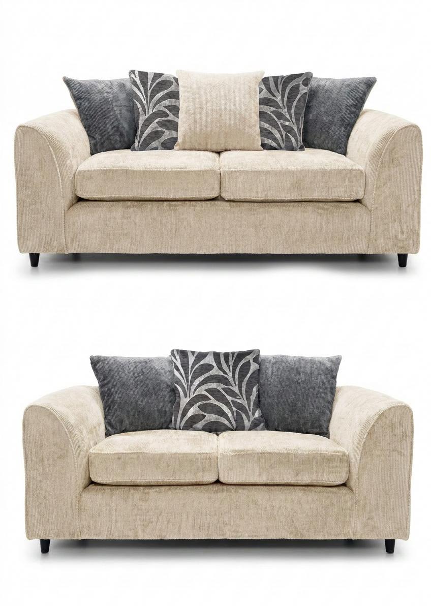 Dylan Sofa 3+2 Set - Chenille Fabric
