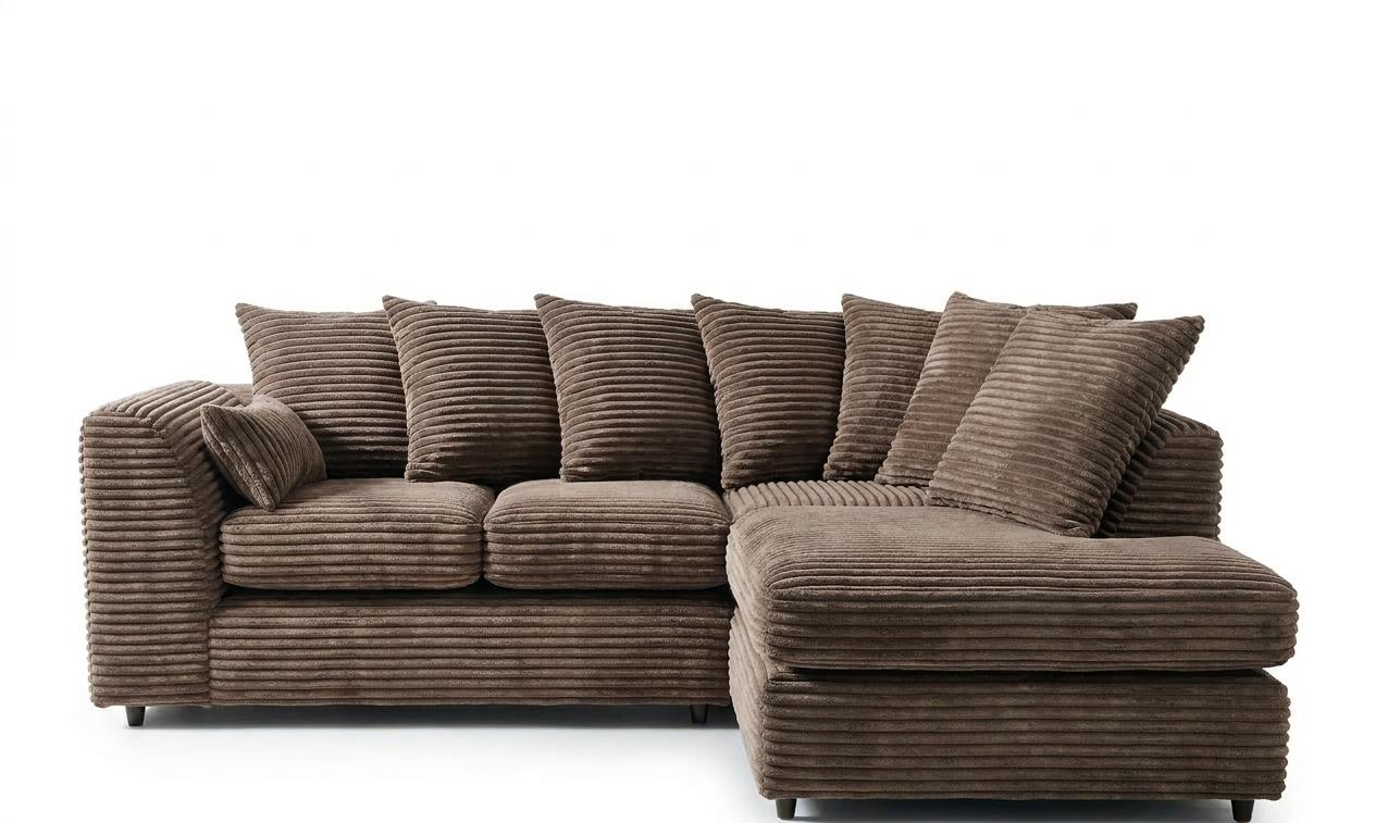 Dylan Corner Chaise - Plush Velvet side view