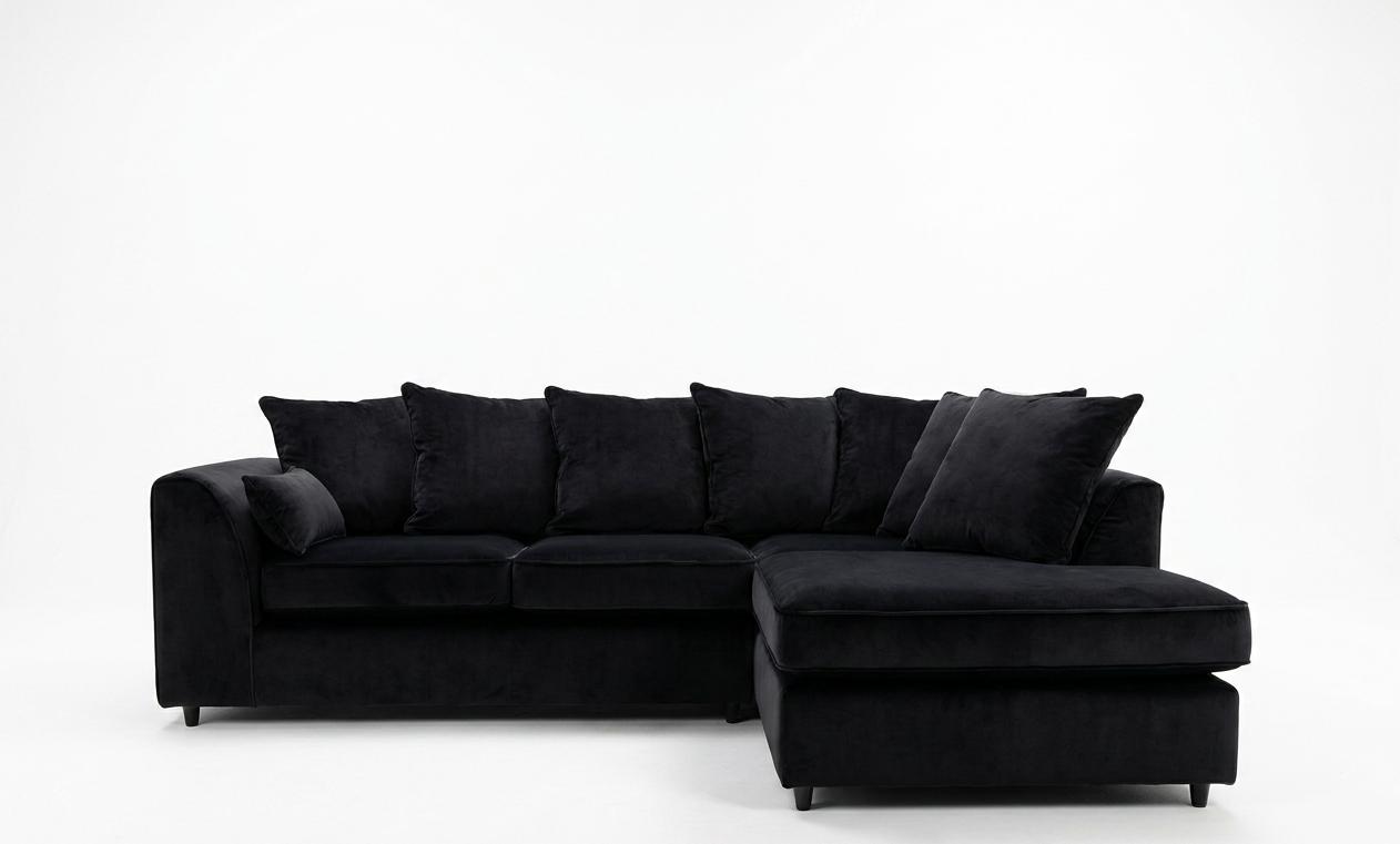 Dylan Corner Chaise - Plush Velvet
