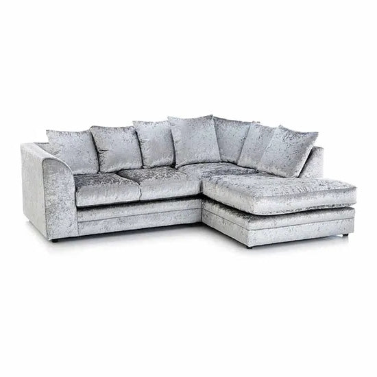 Dylan Chaise Sofa - Crushed Vellvet