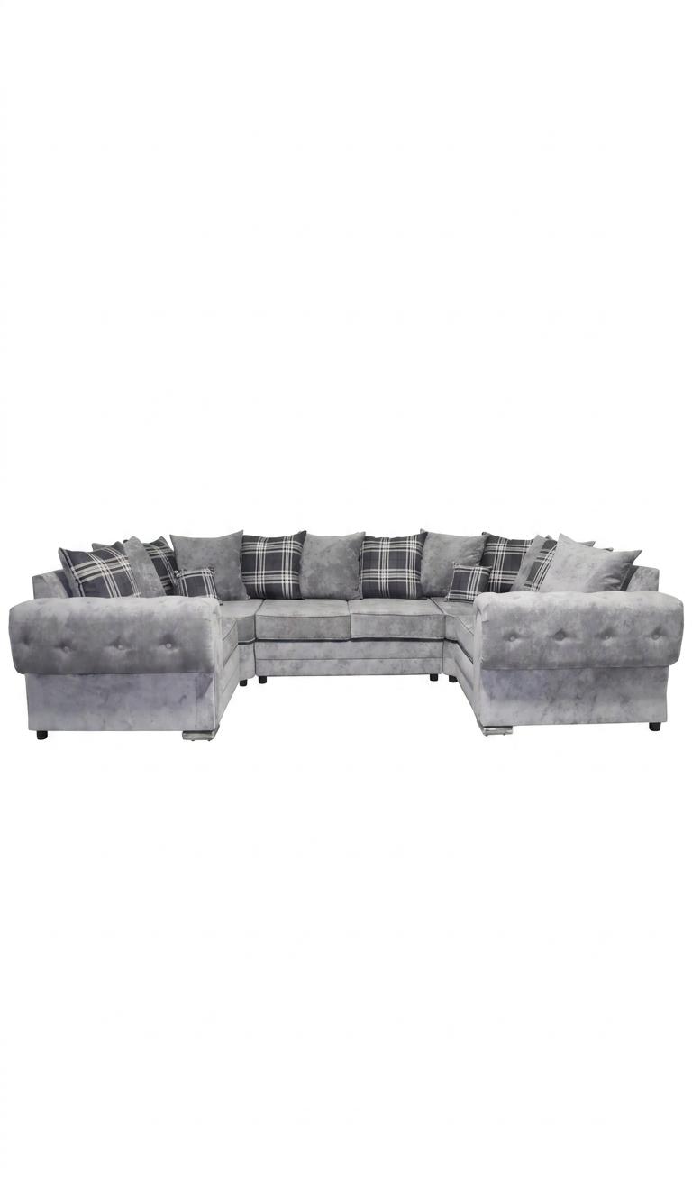 Verona U-Shape Sofa - 6  Seater