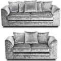 Dylan Sofa 3+2 - Crushed Velvet