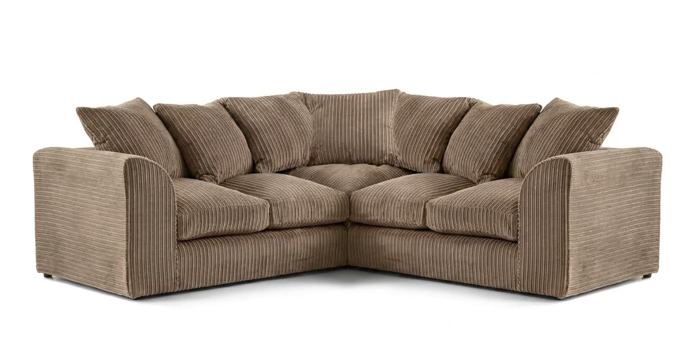 Large Corner Sofa - Jumbo Cord