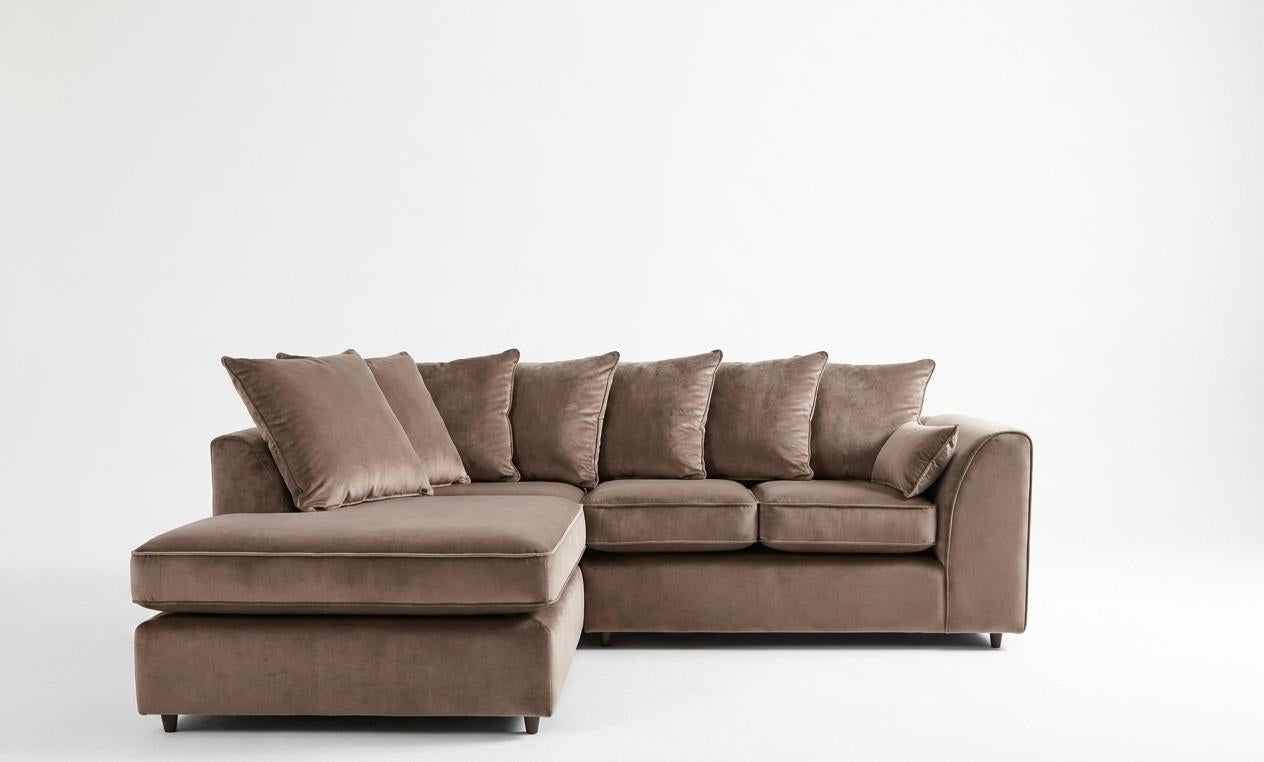 Dylan Corner Chaise - Plush Velvet