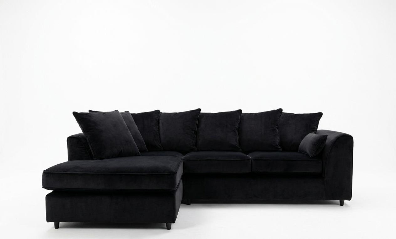 Dylan Corner Chaise - Plush Velvet