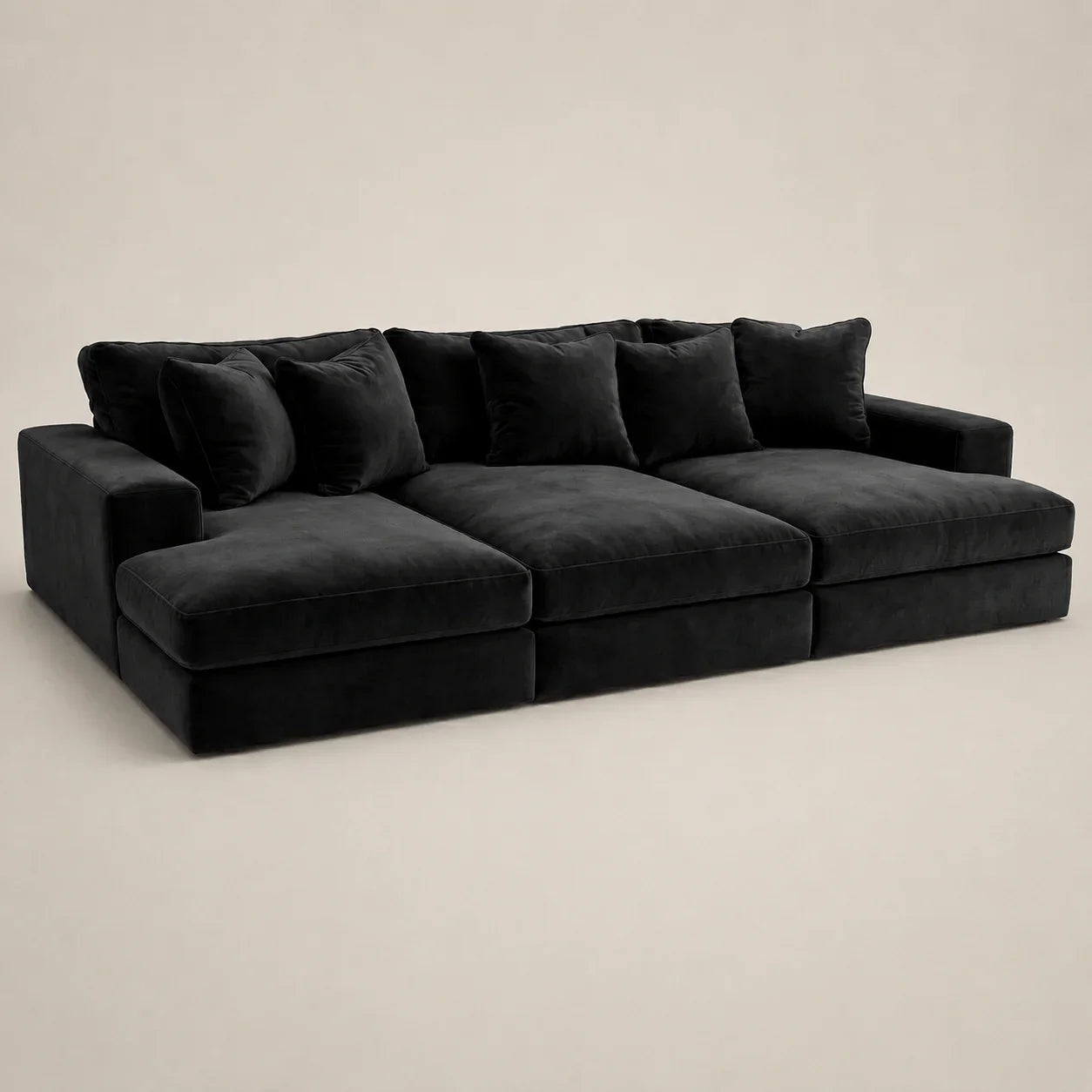 Aria Cinema Sofa styled in a lounge
