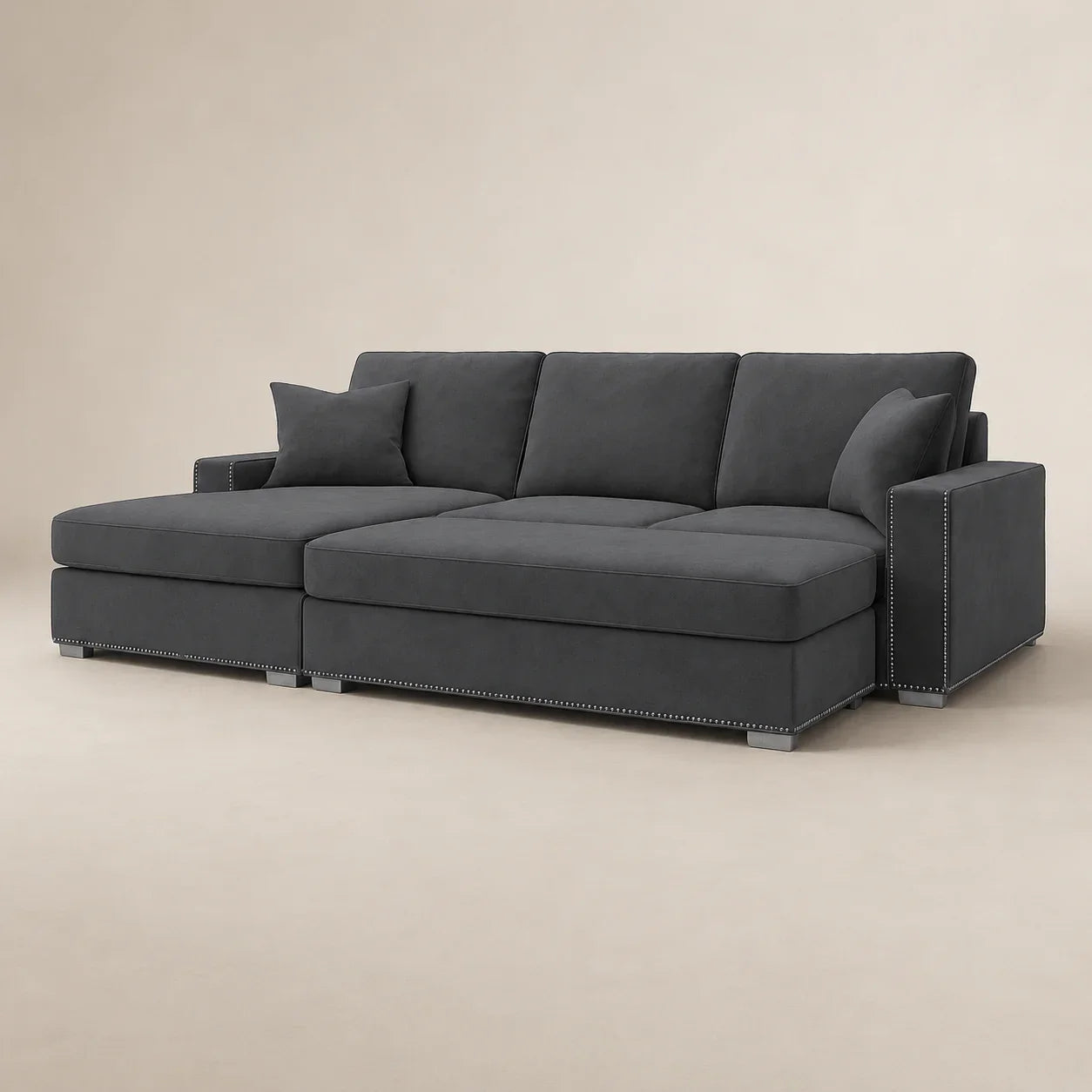 Aria Corner Sofa Bed Bundle full view