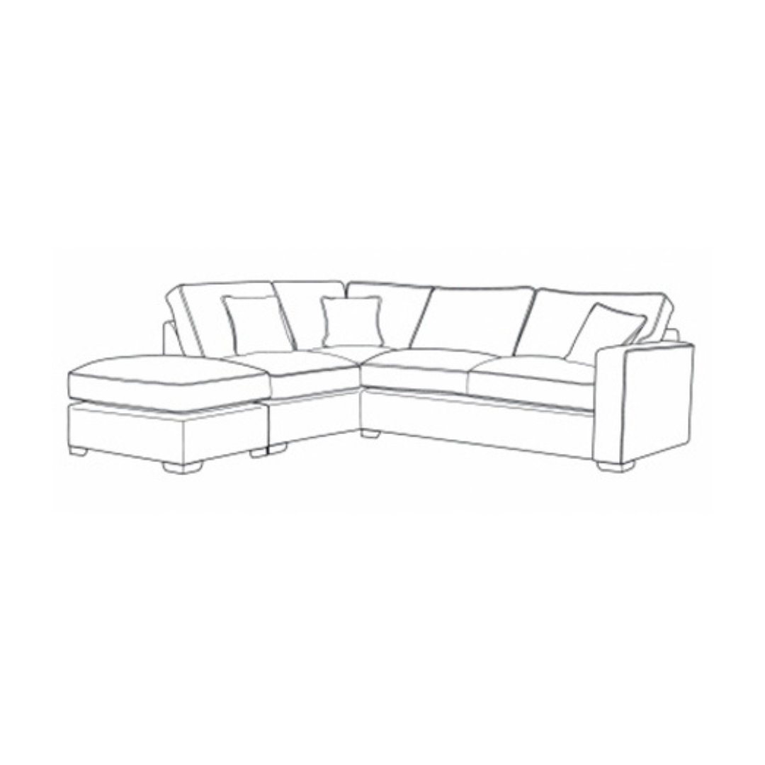 Dylan Fixed Back Corner Sofa