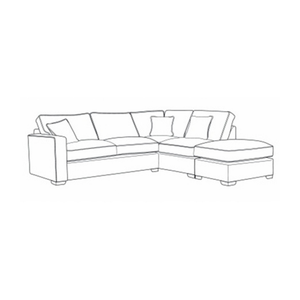 Dylan Fixed Back Corner Sofa