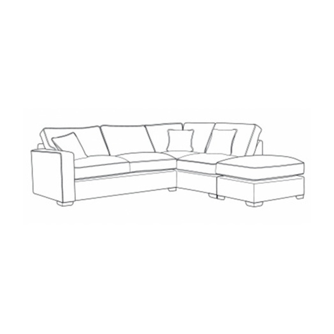 Dylan Fixed Back Corner Sofa