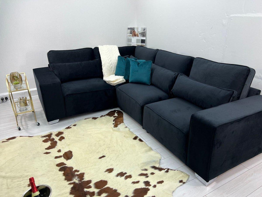 Dalton Single 4 Seater Corner Sofa side view
