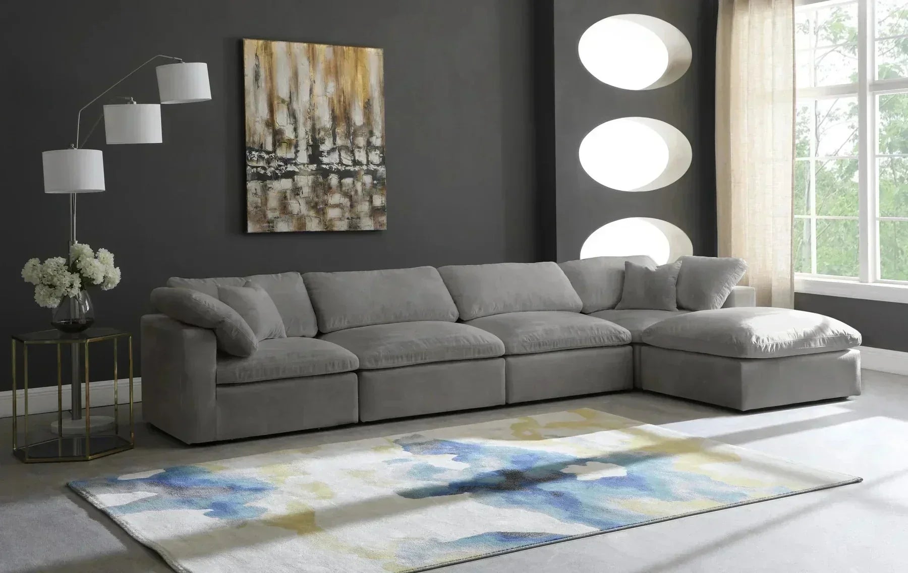 Lux 5-Seater Universal Modular Corner Sofa corner detail