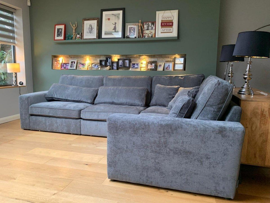 Haven Modular Corner Sofa - Kensington Grey full view