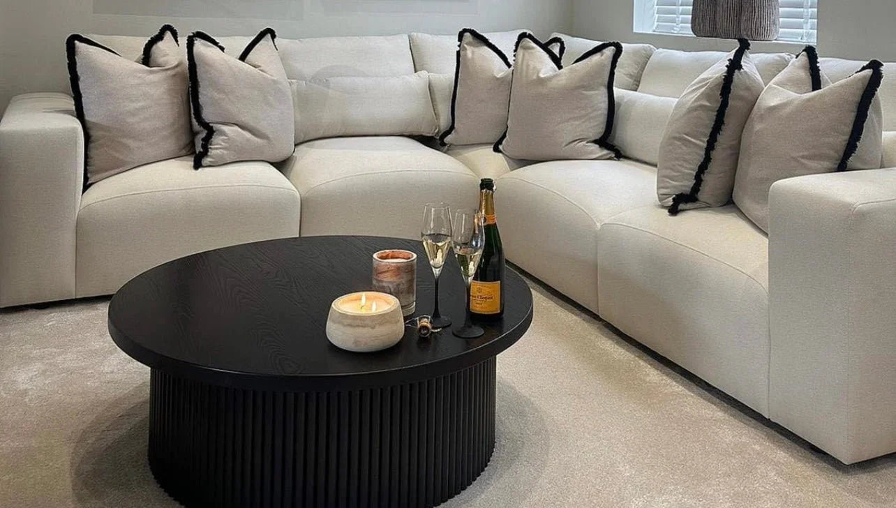 Faro Double Corner Sofa in a modern living room