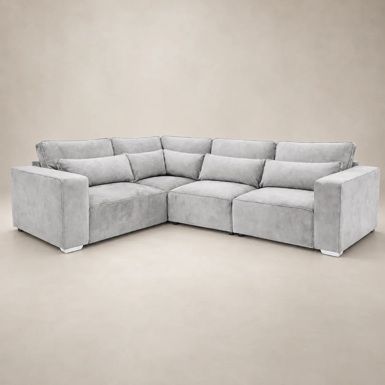 Dalton Single 4 Seater Corner Sofa full view