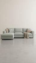 Pale Sage corner sectional