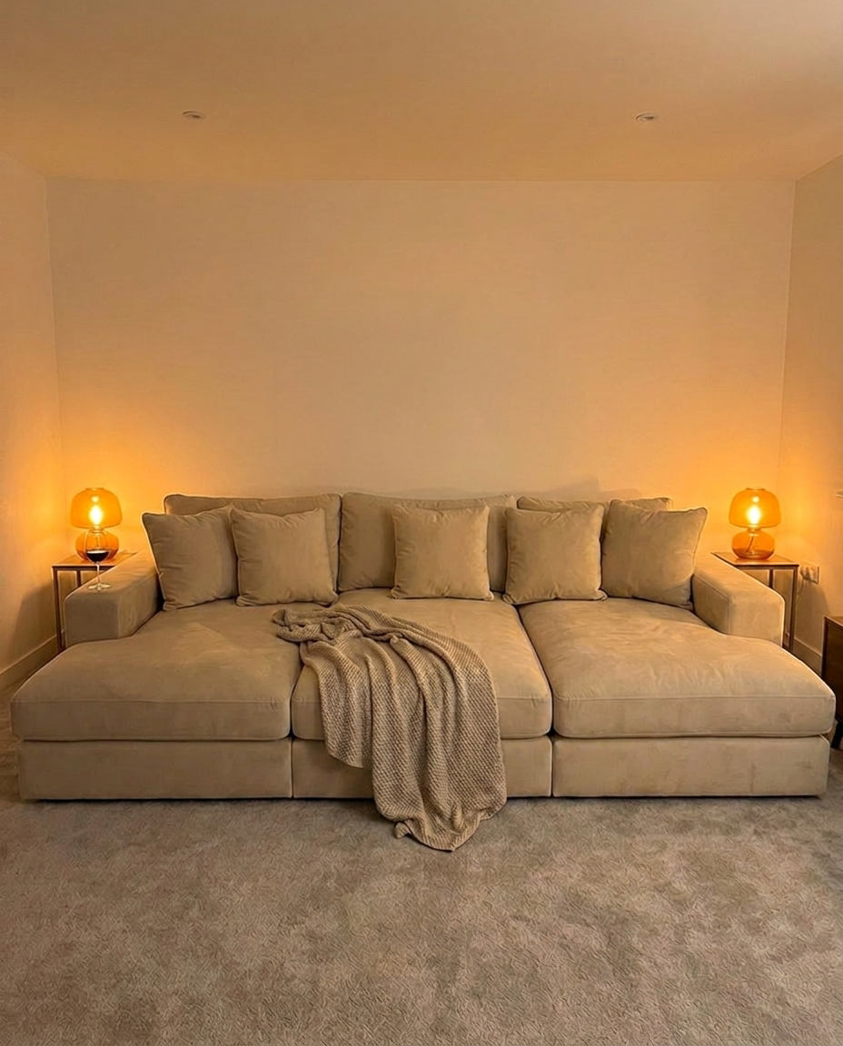Aria Cinema Sofa side view