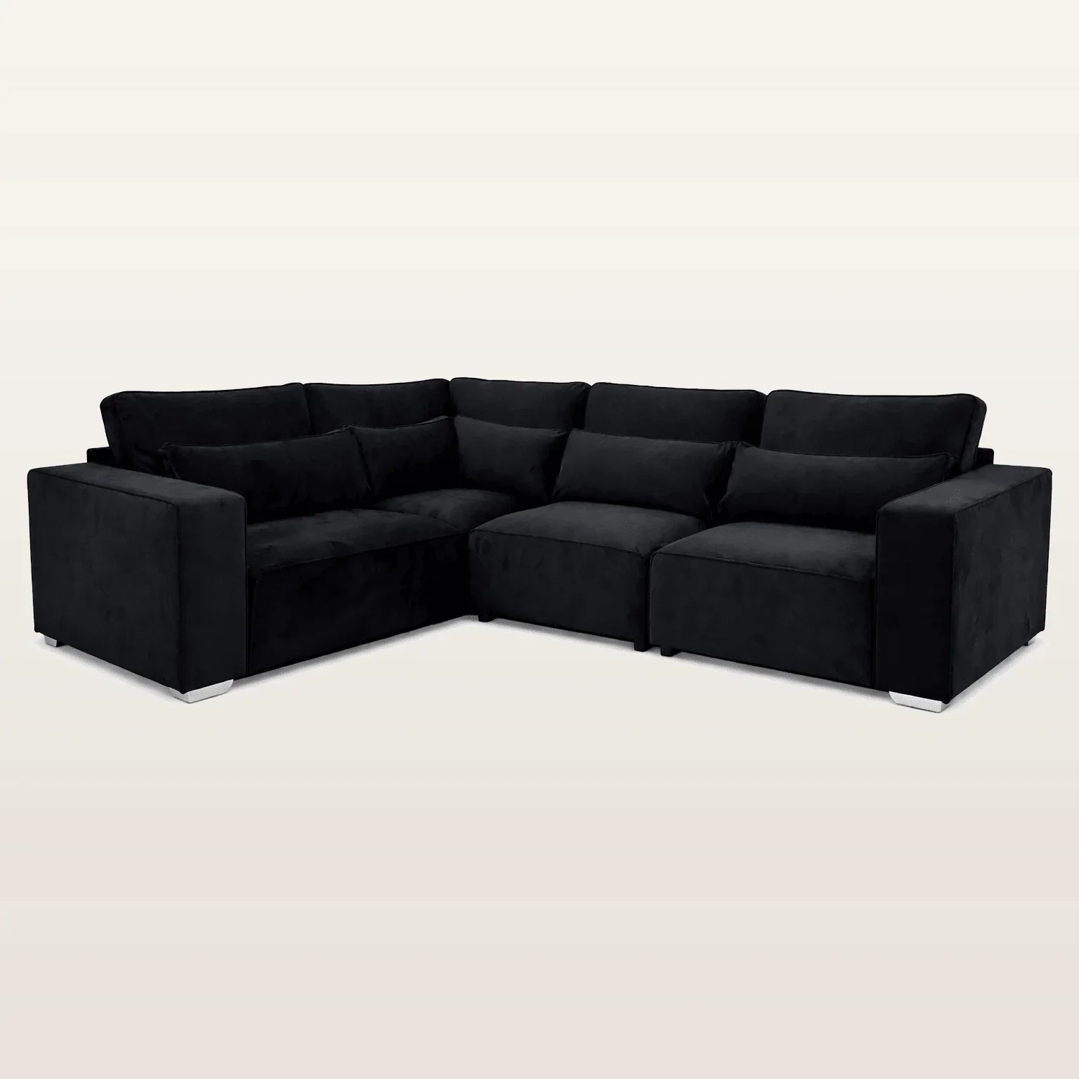 Maison 4 Piece Modular Corner Sofa - Single Corner in cream