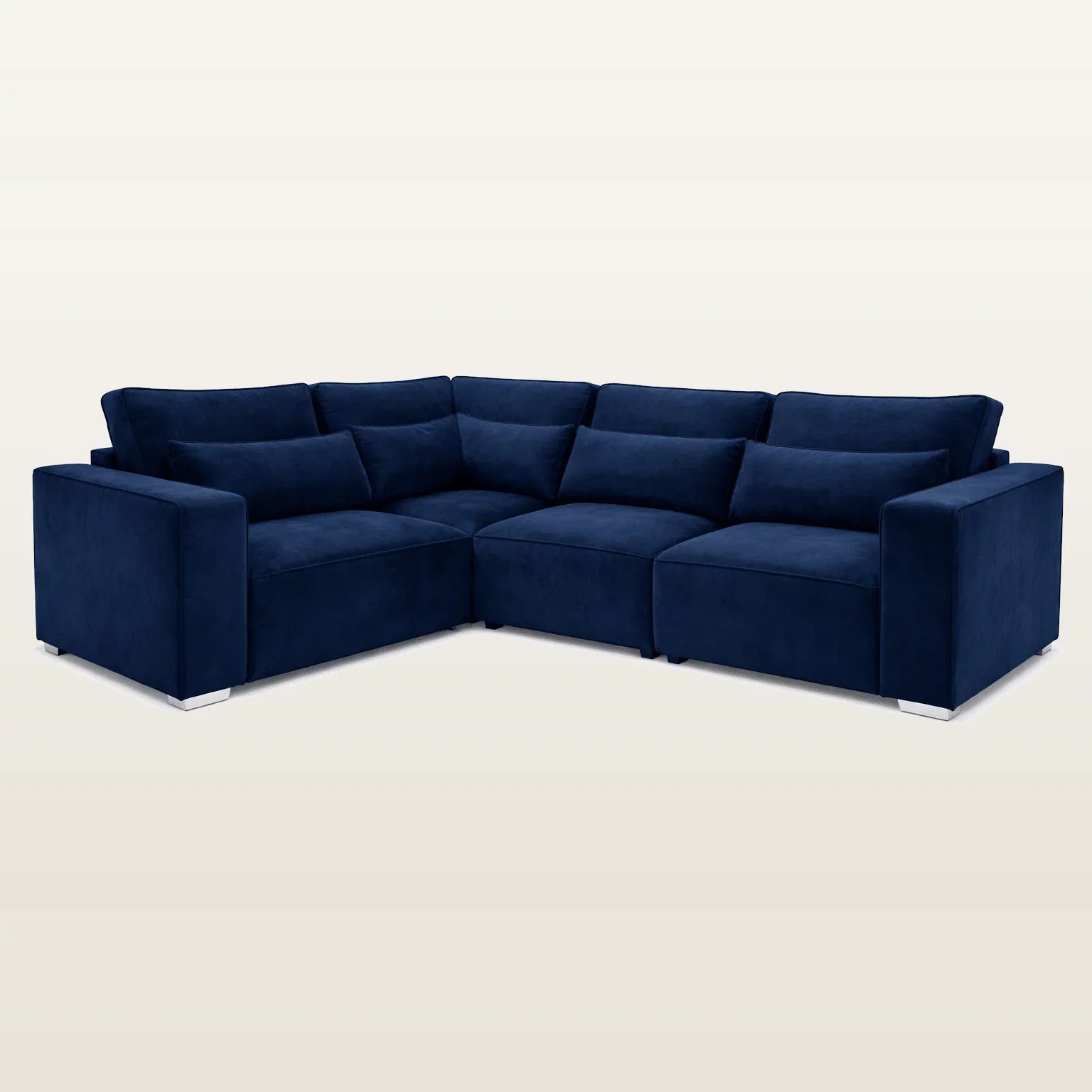 Maison 4 Piece Modular Corner Sofa - Single Corner full view