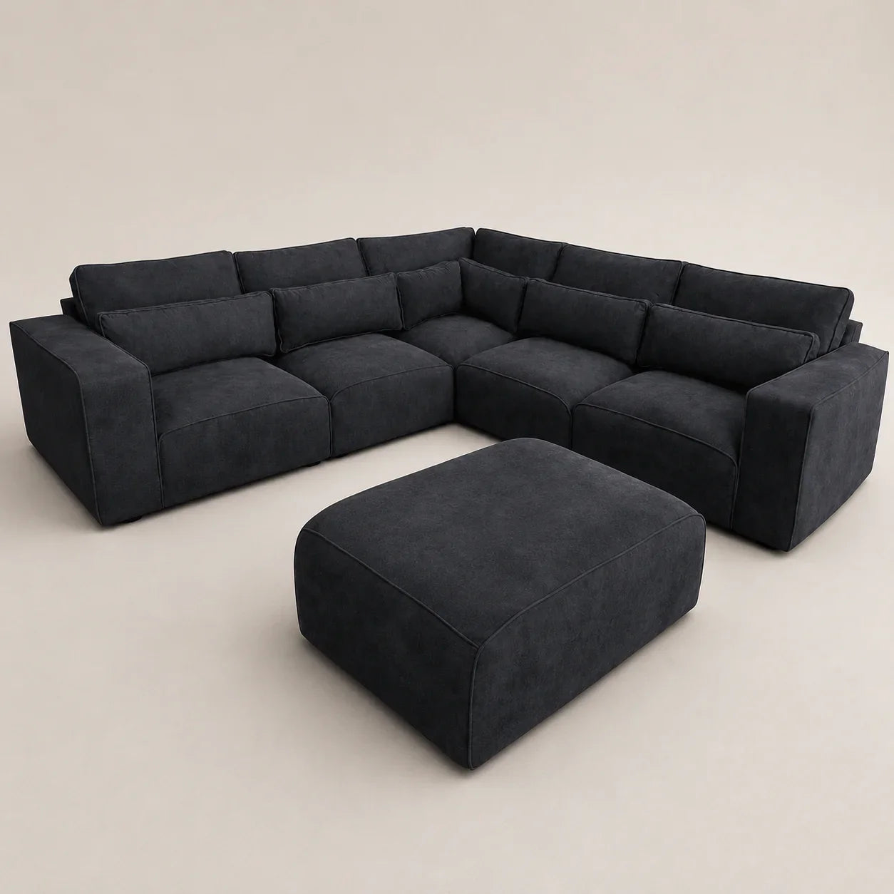 Maison 5 Piece Double Corner Sofa styled in a lounge