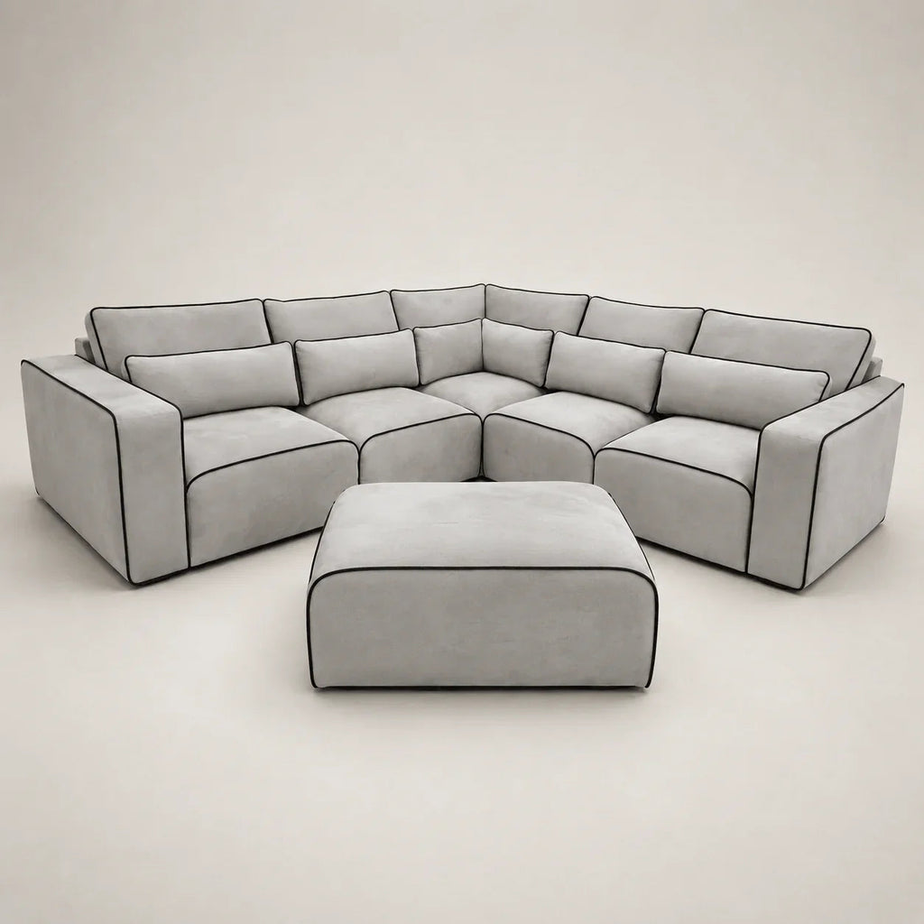 Maison 5 Piece Double Corner Sofa close-up detail